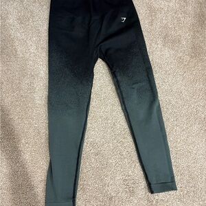 Gymshark Ombre Black and Gray Leggings